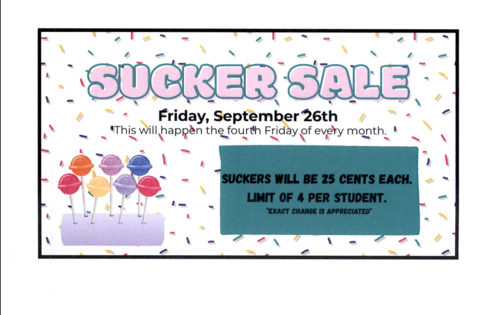 September Sucker Sale