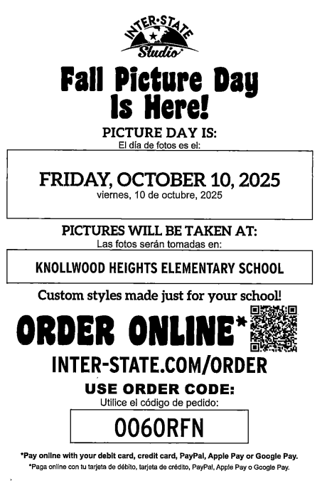 Picture Day Information