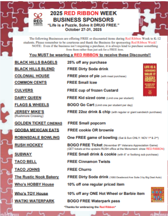 Red Ribbon Week Activities