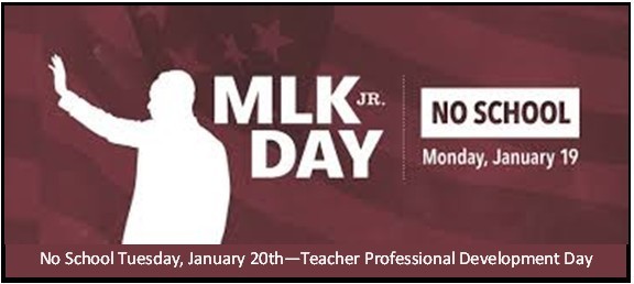 No School Monday or Tuesday 