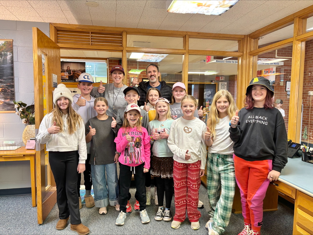 staff and students thumbs up