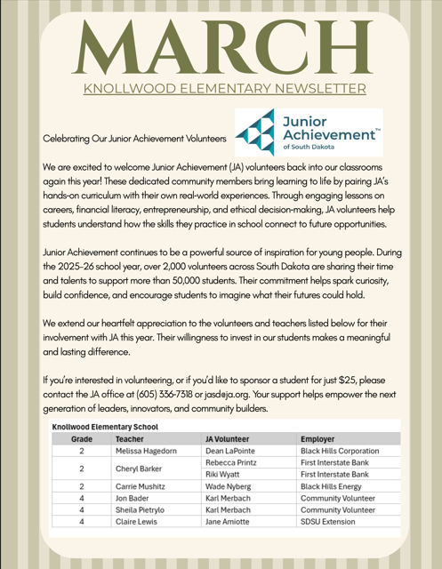 March 2026 Newsletter