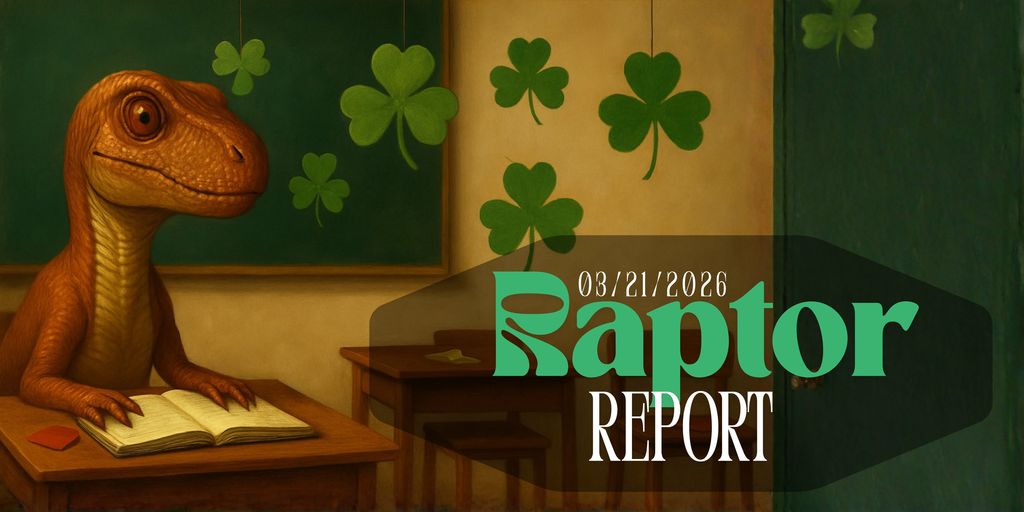raptor report banner- 03/21/2026