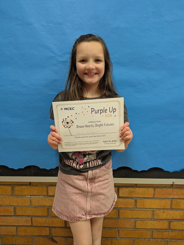 Students being recognized 