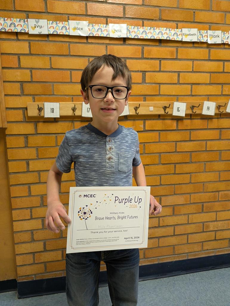 Students being recognized 