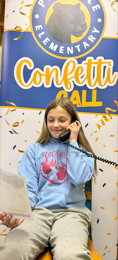 student on phone