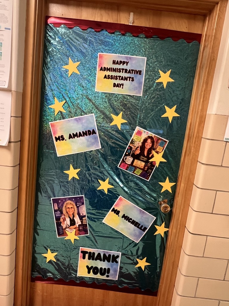 Door decorated for Admin Professionals Day 