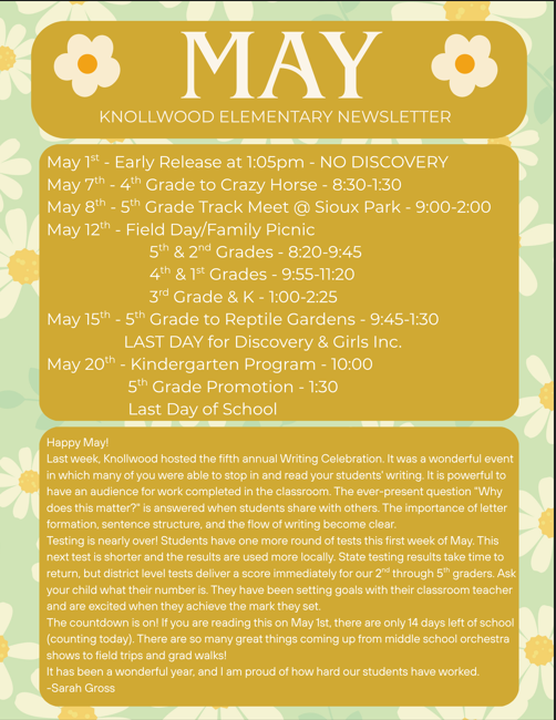 May Newsletter