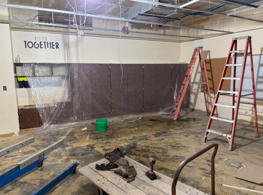 picture of school with floors removed