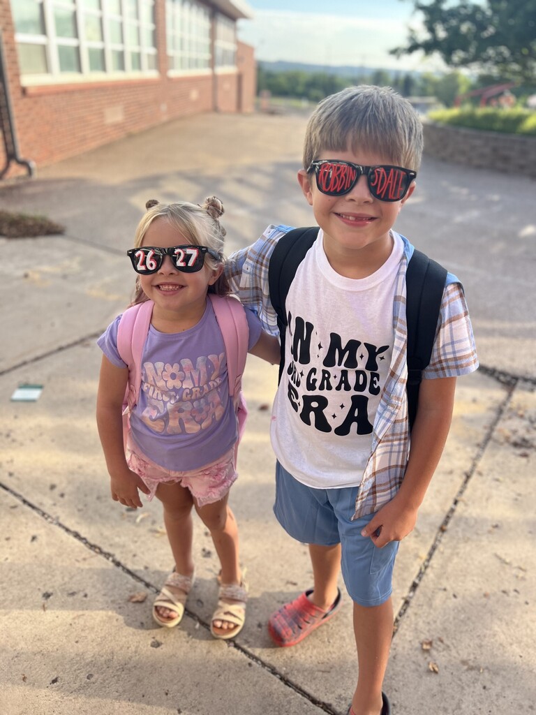 Students on first day