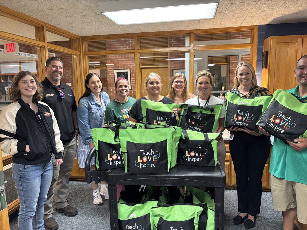 staff pic with bags