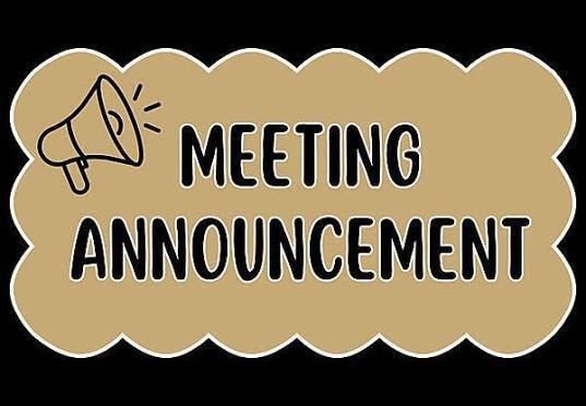 meeting announcement