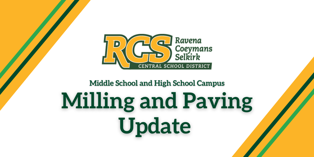 MS/HS Milling and Paving Update