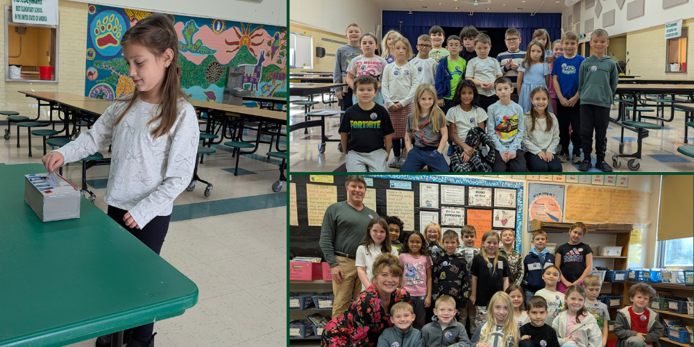 Pieter B. Coeymans Second Graders “Vote” in Sweet Election Day Activity