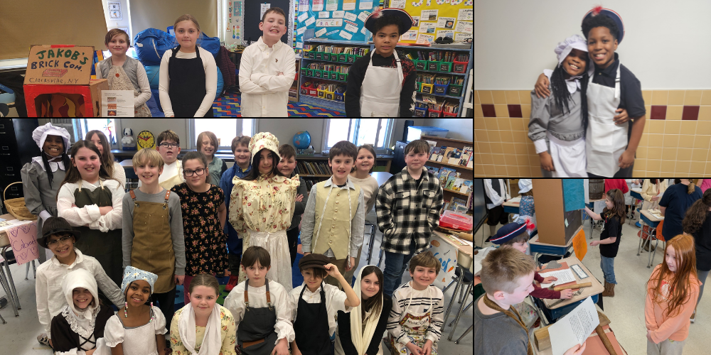 4th Graders Host Colonial Times Job Fair at A.W. Becker Elementary School