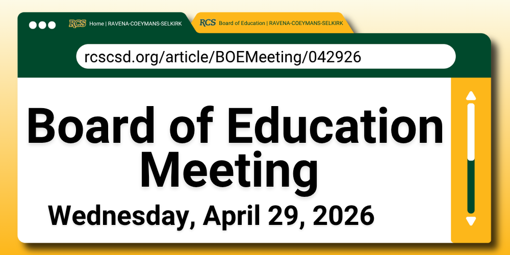 RCS Board of Education Meeting Set for Wednesday, April 29, 2026