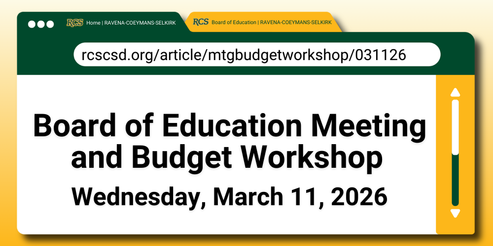 Board of Education Meeting March 11, 2026