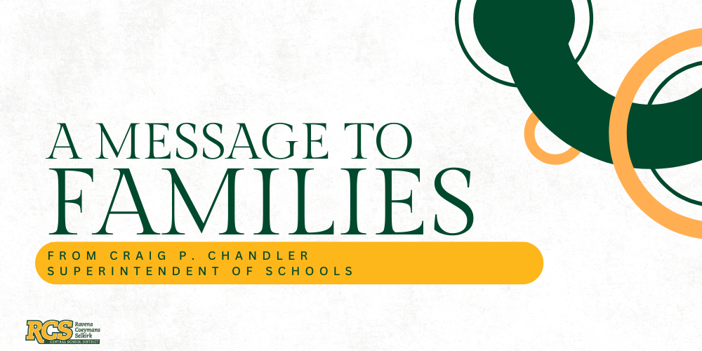 A Message To Families