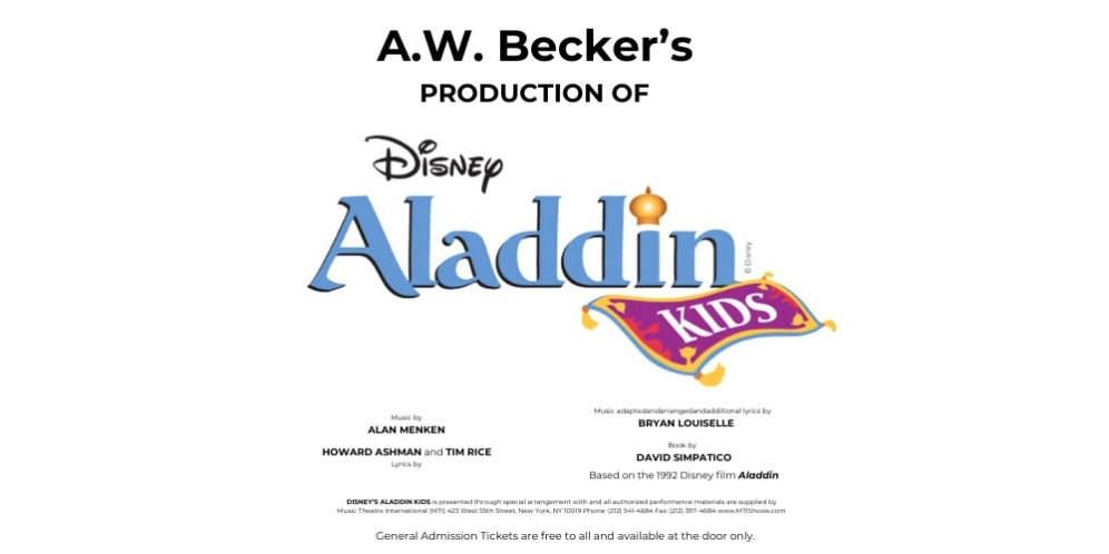 Magic on Stage: A.W. Becker Presents Disney’s Aladdin KIDS