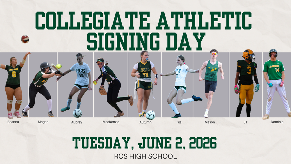 RCS Celebrates Nine Seniors Committing to Collegiate Athletics