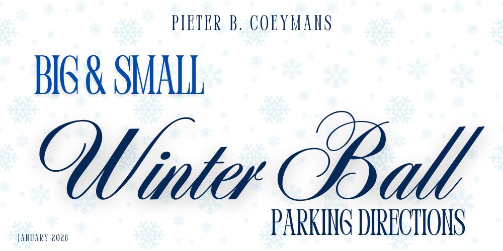 PBC Big or Small Winter Ball Parking Directions 2026