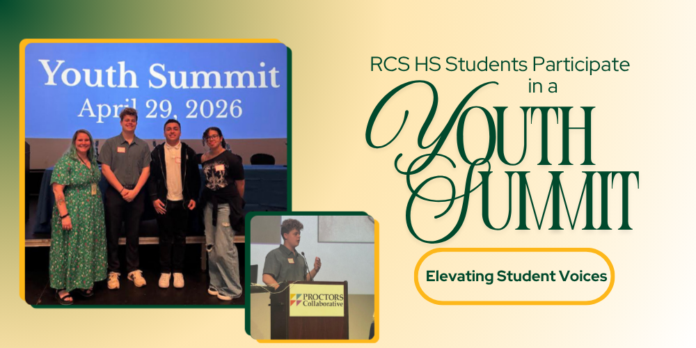 RCS Students Participate in a Youth Summit at Proctors Theatre