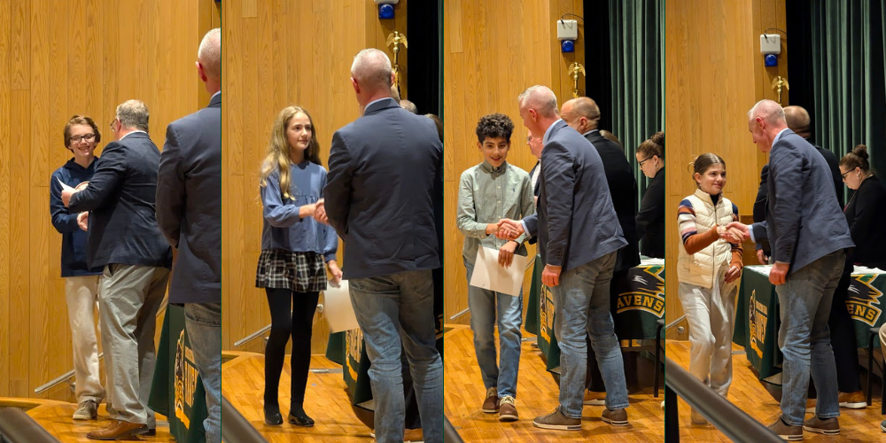 RCS Middle School Students Honored at 2025 Board of Education Student Recognition Awards