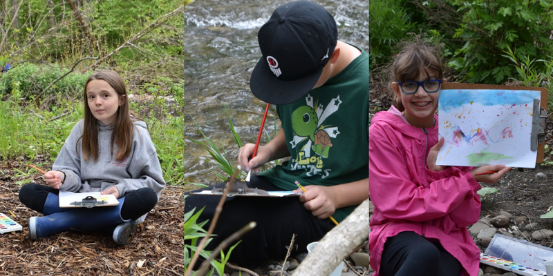 5th Grade Students Release Trout into Local Waters