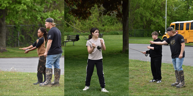 5th Grade Students Release Trout into Local Waters