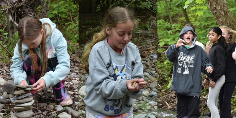 5th Grade Students Release Trout into Local Waters