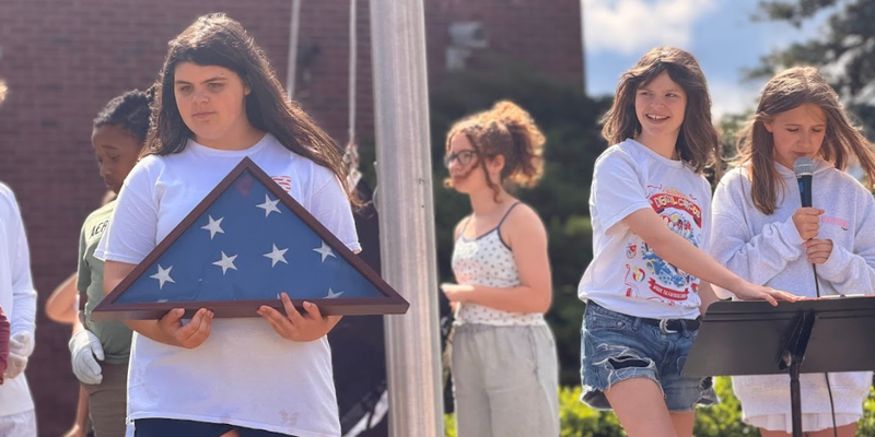 A.W. Becker Honors Flag Day