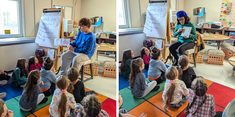 RCS Seniors Return as Authors to Share Their Stories With Young Readers