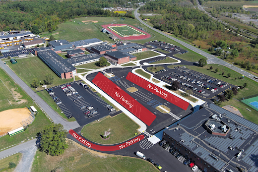 Updated Middle and High School Campus Parking Map