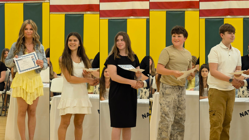  National Junior Honor Society (NJHS) Inductees - May 2026