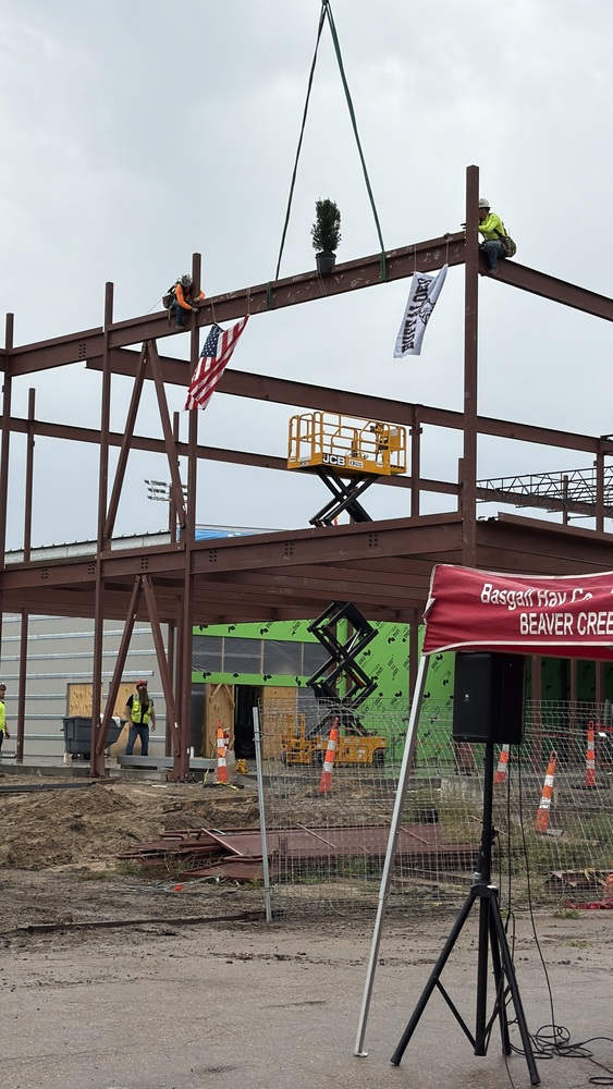 beam getting placed