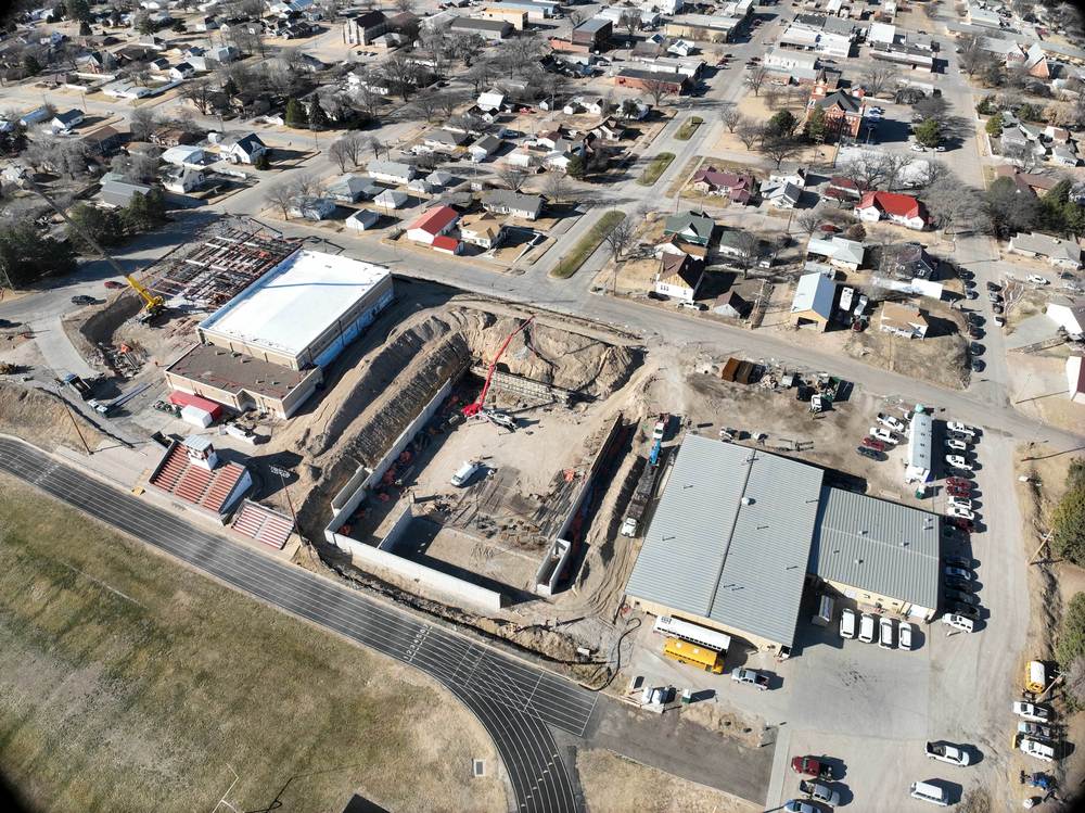 Areal image of the new site