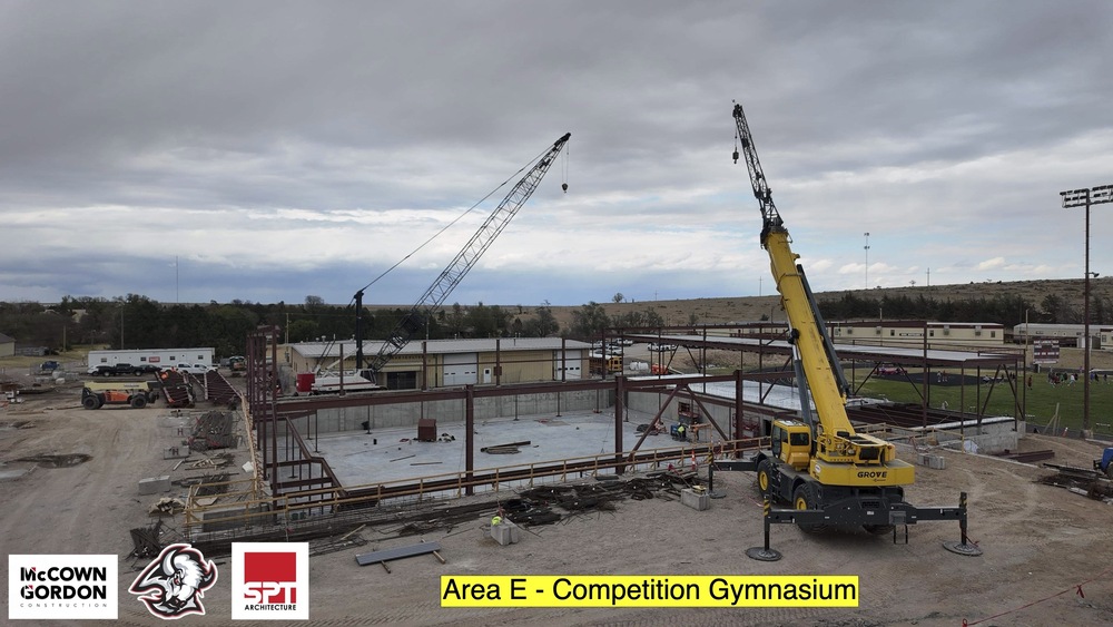 Gym arial view