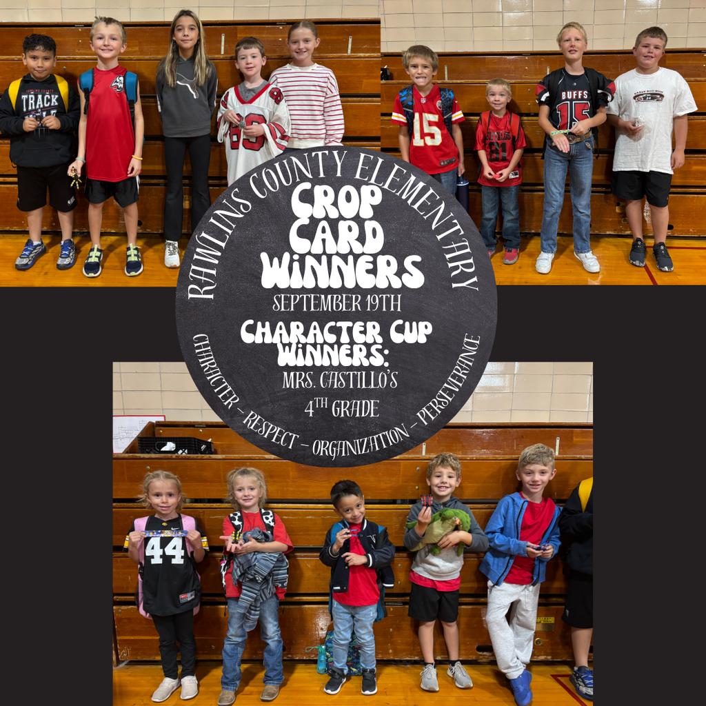 Crop Card Winners Sept 19th