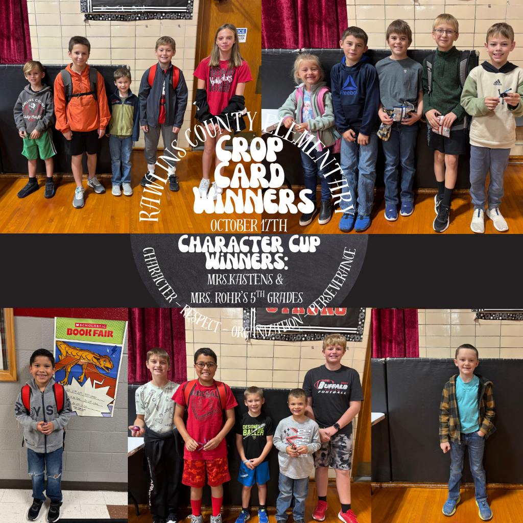 Crop Card Winners Oct 17th