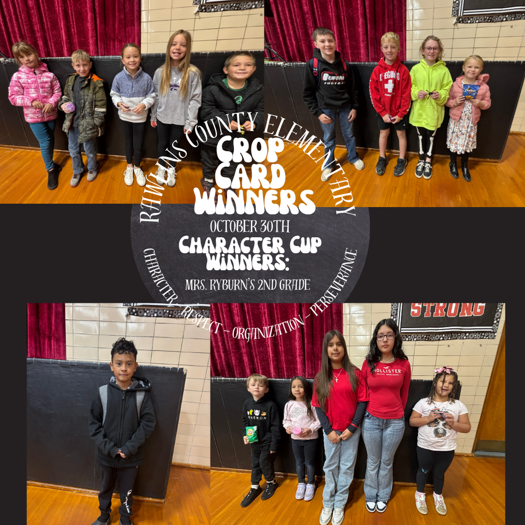 Crop Card winners Oct 30th