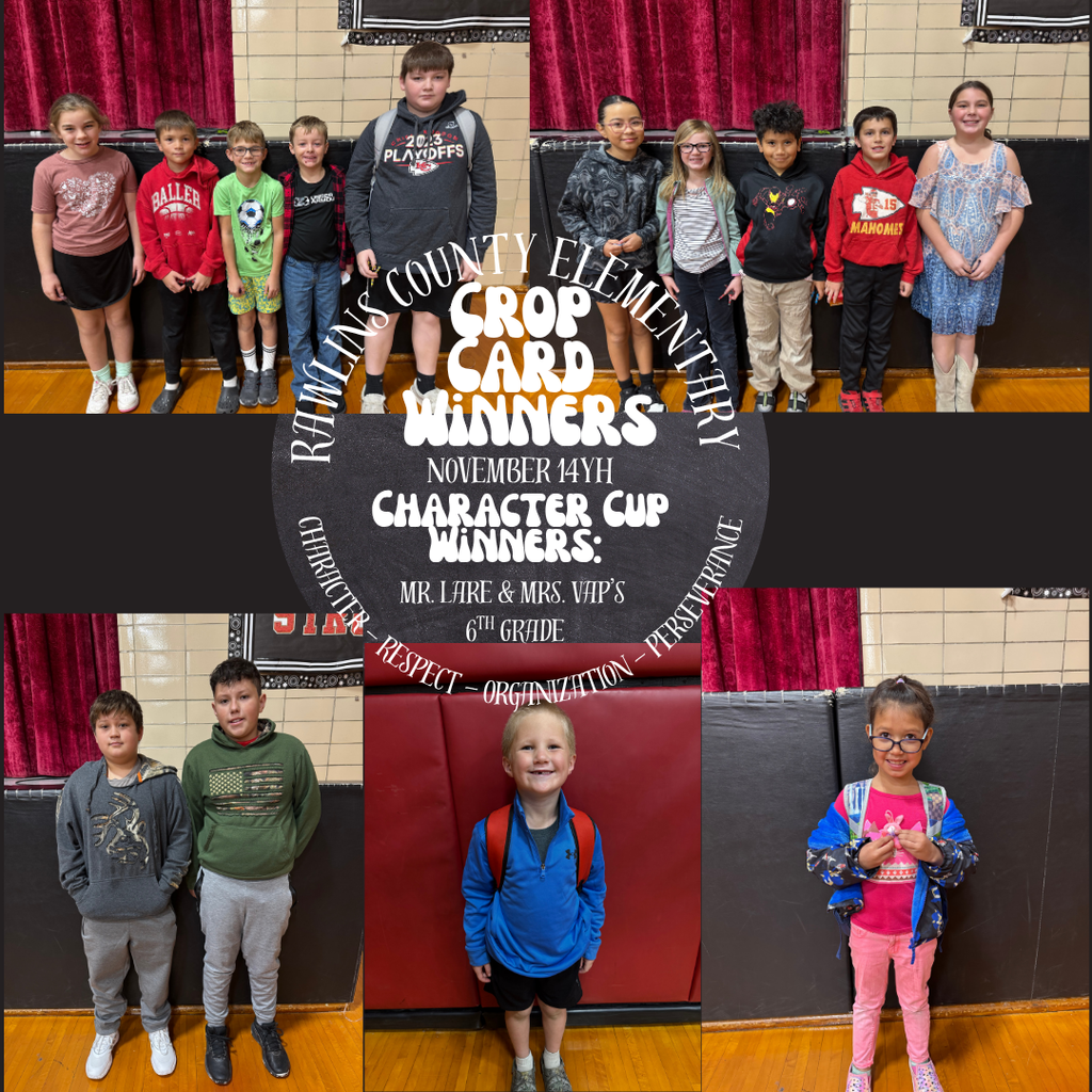 Crop Card winners Nov 14th 