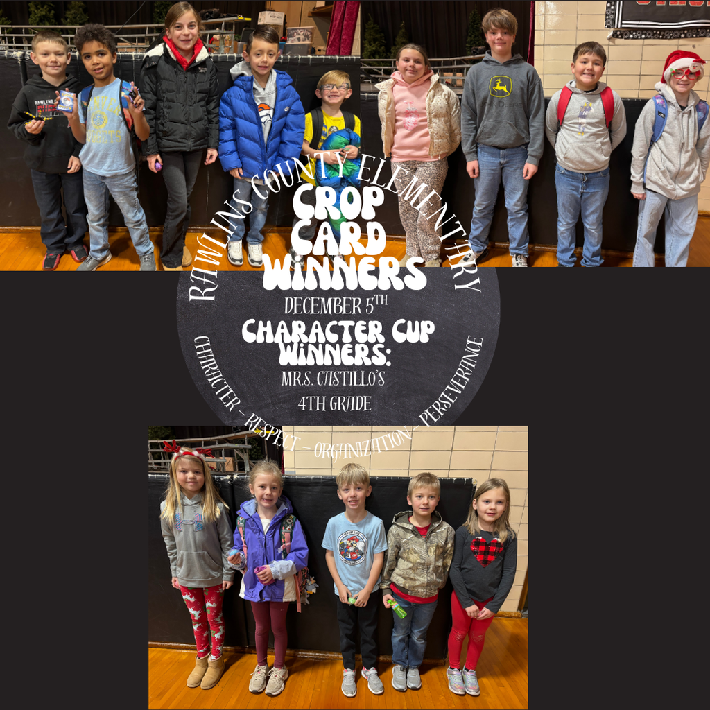 Crop Card Winners December 5th 