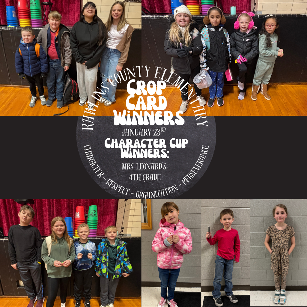 Crop Card winners January 23rd