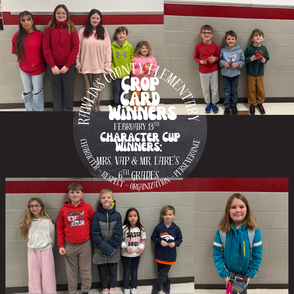 Crop Card Winners Feb. 13