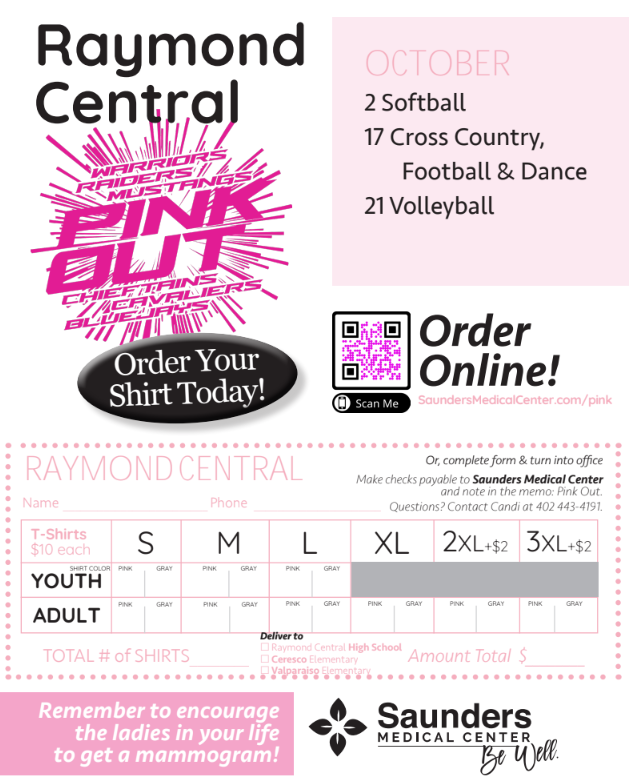 pink out form
