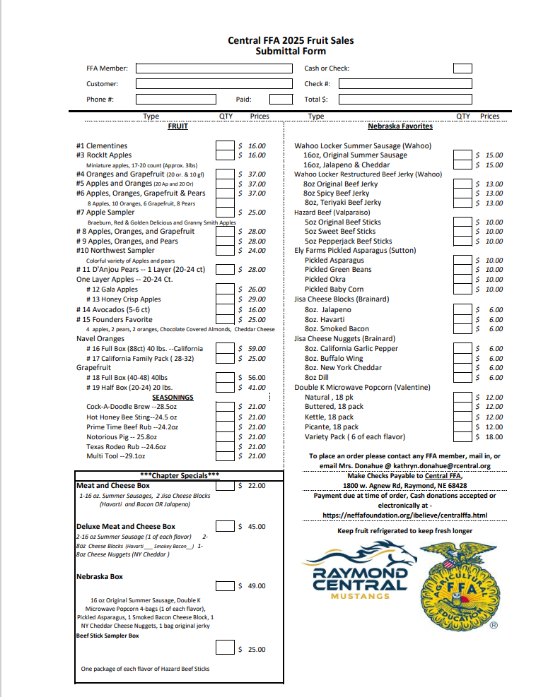 Order Form