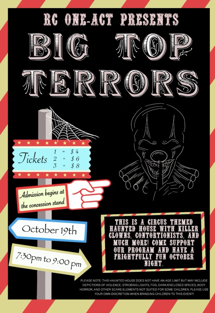 Haunted House Info Poster