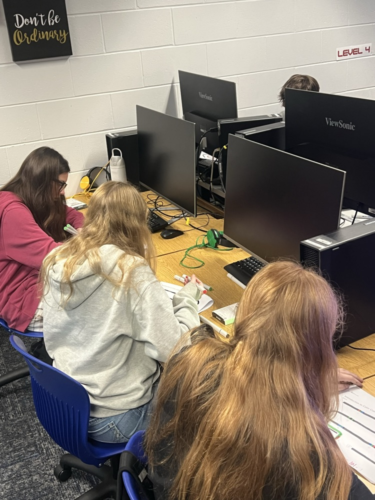 Mrs. Schaffer’s Class Programming Robots