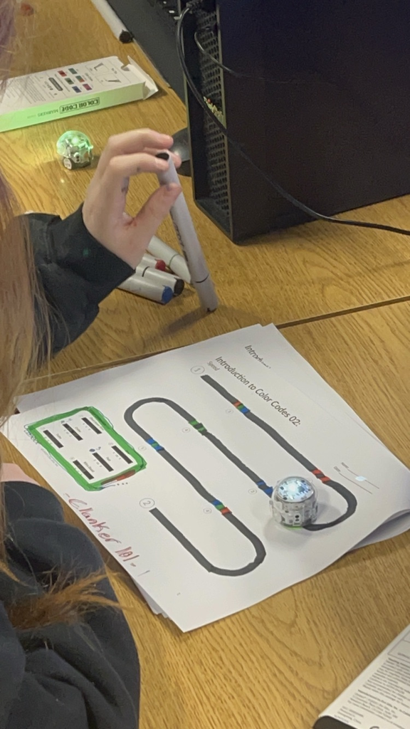 Mrs. Schaffer’s Class Programming Robots