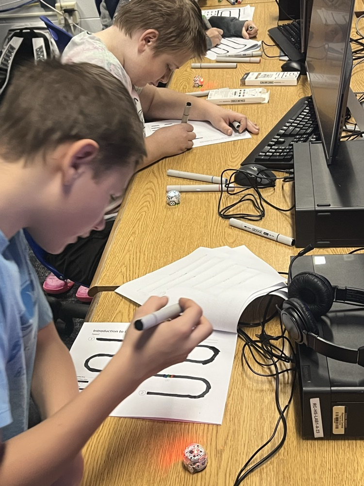 Mrs. Schaffer’s Class Programming Robots